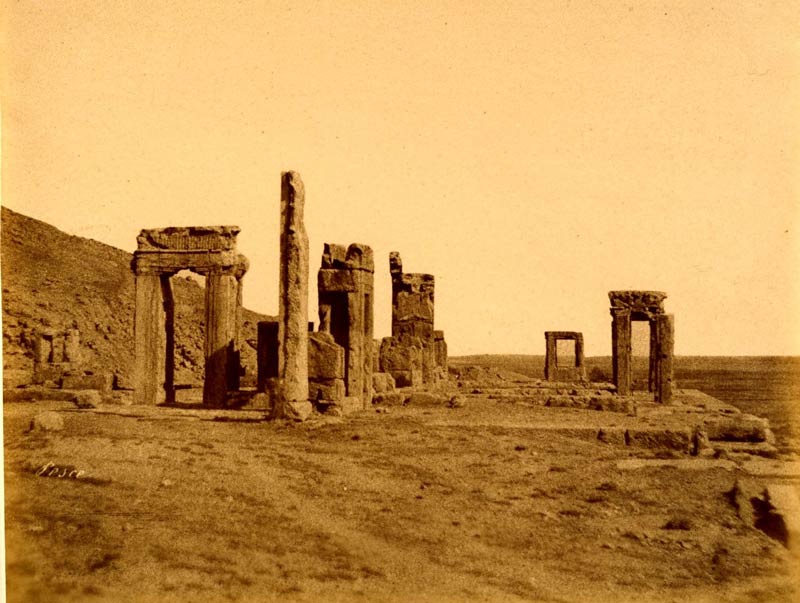 منظرۀ تخت جمشید، 170 سال قبل 