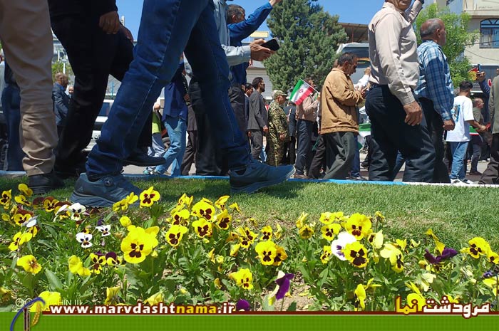 راهپیمایی روز قدس 1403 در مرودشت