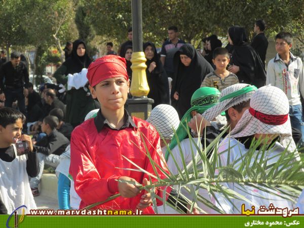 گزارش تصویری: تصاویری از عزاداری صبح عاشورا در مرودشت