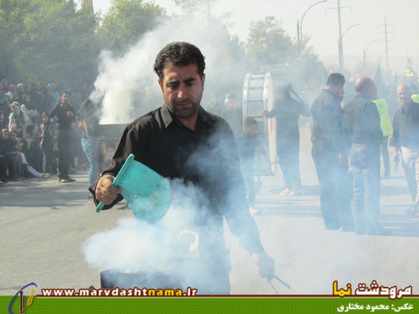 گزارش تصویری: تصاویری از عزاداری صبح عاشورا در مرودشت