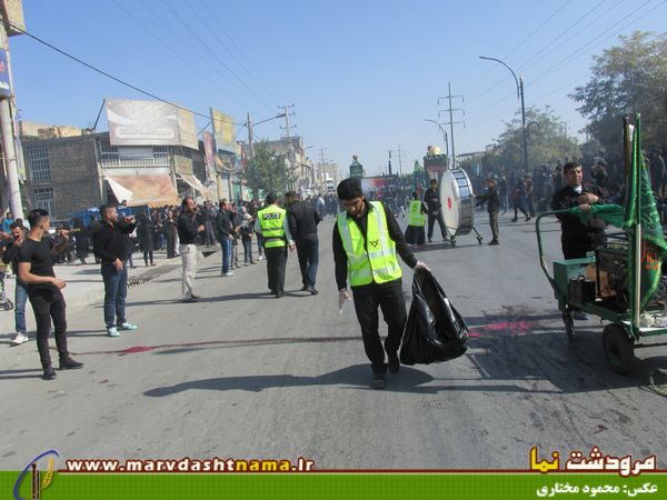 گزارش تصویری: تصاویری از عزاداری صبح عاشورا در مرودشت