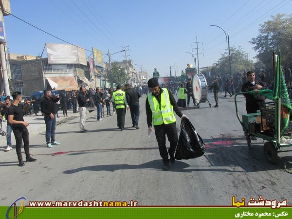 گزارش تصویری: تصاویری از عزاداری صبح عاشورا در مرودشت